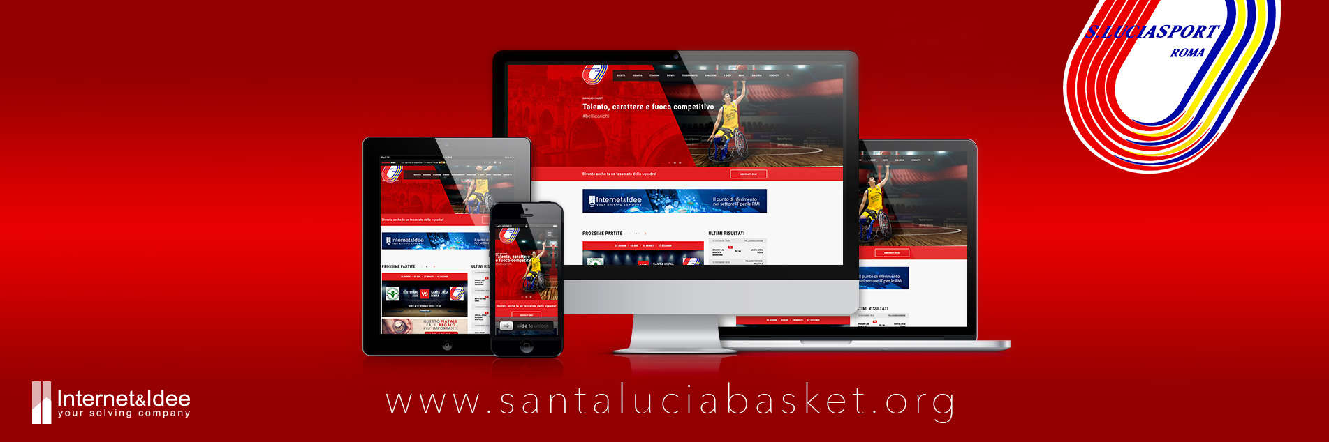 Pubblicato il nuovo sito della società sportiva Santa Lucia Basket