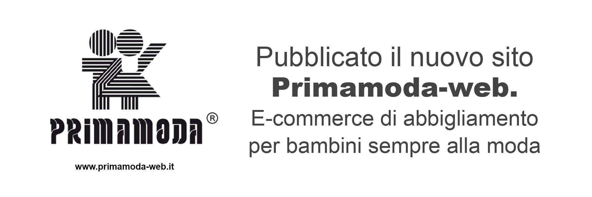 Released Primamoda-web.it: the new e-commerce kids' clothing