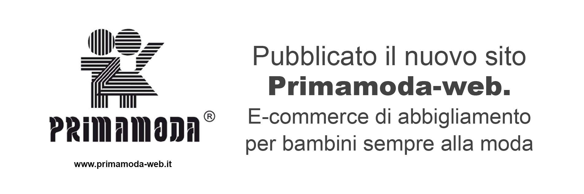 Rilasciato Primamoda-web.it: l'e-commerce di abbigliamento per bambini sempre alla moda